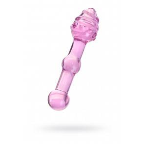 Анальная втулка Sexus Glass, Стекло, Розовый, 17 см