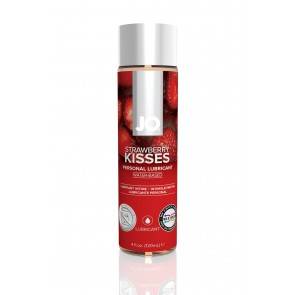 Съедобный лубрикант со вкусом клубники JO H2O Lubricant Strawberry Kiss 120 мл