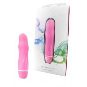 Вибратор 10,5 см розовый силикон Vibe Therapy Microscopic Mini Deco Pink