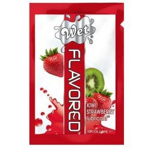 Лубрикант Wet Flavored Kiwi Strawberry 3mL 23491wet