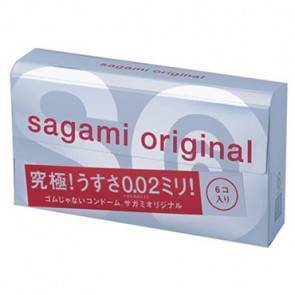 Презервативы SAGAMI Original 002 полиуретановые 6шт.