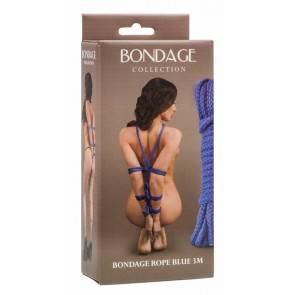 Веревка для бондажа Bondage Collection Blue 3m 1041-02lola
