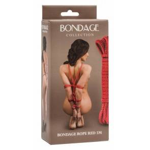 Веревка для бондажа Bondage Collection Red 3m 1041-04lola