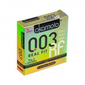 Презервативы Окамото 003 Real Fit №3 Супер тонкие особой облегающей формы 3/24