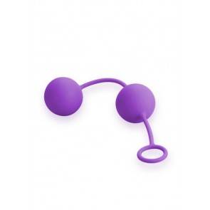 Вагинальные шарики Geisha Twin Balls Deluxe фиолетовые