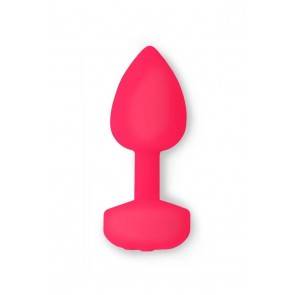 Большая дизайнерская анальная пробка с вибрацией Fun Toys Gplug розовая