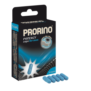 Возбуждающие капсулы для Мужчин Ero Black Iine PRORINO Potency 5 шт. 78404