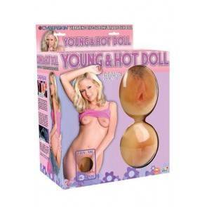 Секс кукла надувная с вагиной+вибратор