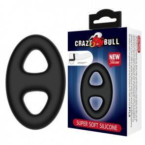 Эрекционное кольцо Baile Crazy Bull Super Soft Double BI-210184