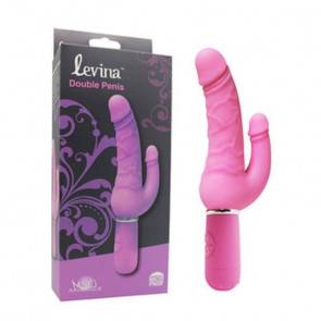Вибратор Levina-Double Penis Pink 88006pinkHW