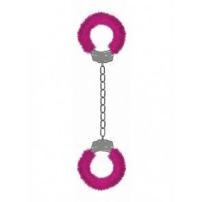 Кандалы Beginner's Legcuffs Furry Pink SH-OU007PNK