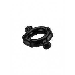 Эрекционное кольцо Gummy Ring Medium Black SH-SHT373BLK