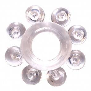 Эрекционное кольцо Rings Bubbles white 0112-30Lola