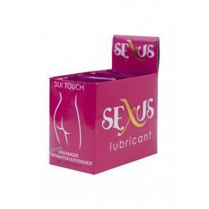 Анальный гель-лубрикант Sexus на водной основе для женщин с ароматом клубники Silk Touch Strawberry
