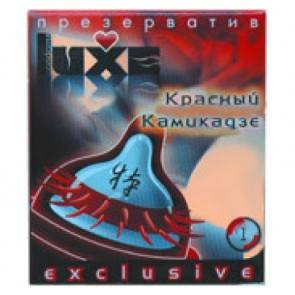 Luxe Exclusive Презерватив Красный камикадзе 1шт.