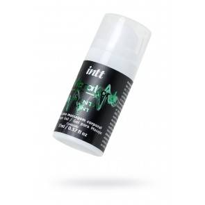 Жидкий массажный гель INTT VIBRATION Mint с эффектом вибрации и ароматом мяты, 17 мл