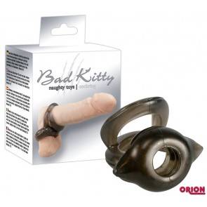 Кольцо для пениса и мошонки Bad Kitty