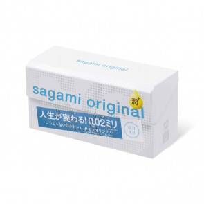 Презервативы SAGAMI Original 002 полиуретановые EXTRA LUB 12шт.