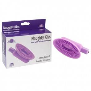 Вакумная помпа фиолетовая Naughty Kiss 54003-purpleHW