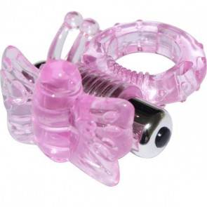 Виброкольцо розовое 7 Speed Butterfly Cock Ring 32008-pinkHW