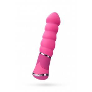 Вибратор NMC Bubbly Vibe рельефный, 10 режимов вибрации, силиконовый, розовый, 11 см