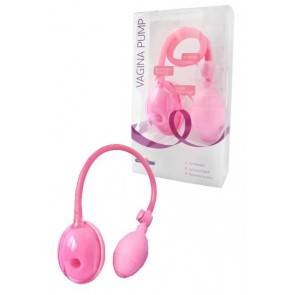 Вакуумная помпа Dream Toys для стимуляции вагины, розовая