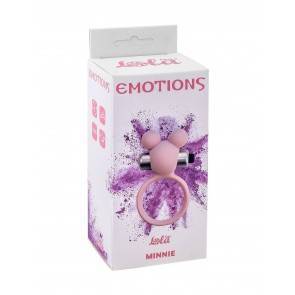 Эрекционное виброколечко Emotions Minnie Light pink 4005-02Lola