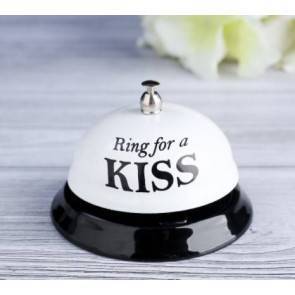Звонок настольный "Ring for a kiss", 7.5х7.5х6.5 см