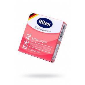 Презервативы Ritex IDEAL №3, с дополнительной смазкой, латекс, 18.5 см