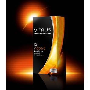 Презервативы VITALIS premium №12 Ribbed 4314VP