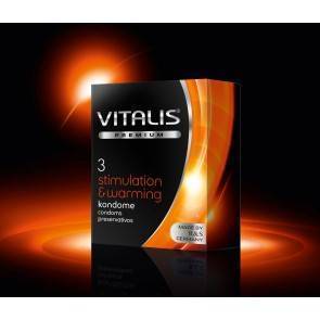 Презервативы VITALIS premium №3 Stimulation & warming 4348VP