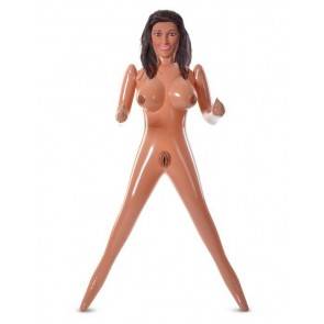 Секс кукла надувная Katie Cougar, реалистичная вагина и анус, реалистичные соски, волосы