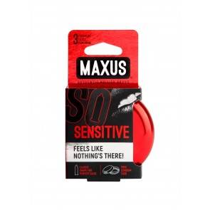 Презервативы ультратонкие MAXUS Sensitive №3 ж/к