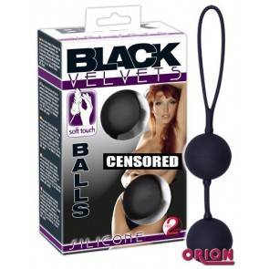 BLACK VELVETS Шарики вагинальные черные