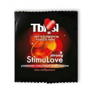 Гель-лубрикант StimuLove strong, стимулирующий, 4 г, 20 шт. в упаковке