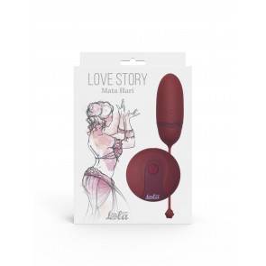 Виброяйцо на пульте управления Love Story Mata Hari Wine Red 1800-03Lola
