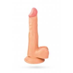 Реалистичный фаллоимитатор TOYFA RealStick Nude, PVC, телесный, 22,5 см