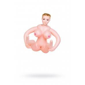 Секс кукла надувная Liliana с реалистичной головой, TOYFA Dolls-X, блондинка, с двумя отверстиями
