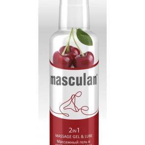 Гель-смазка Masculan с ароматом вишни 2в1 130мл