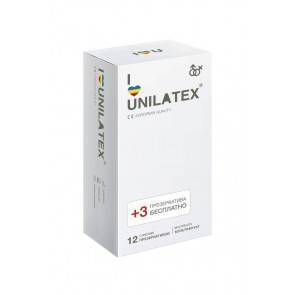 Презервативы Unilatex Multifrutis №12+3 ароматизированные ,цветные