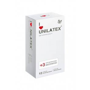 Презервативы Unilatex Natural Ultrathin №12+3 ультратонкие