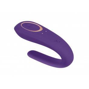Многофункциональный стимулятор для пар Satisfyer Partner Toy, силикон, фиолетовый, 18,5см