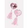 Пэстис Erolanta Lingerie Collection в форме сердец с кисточками однотонные розовые Розовый Erolanta Lingerie Collection