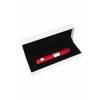 Вибратор клиторальный 4Gb USB памяти, 7 режимов вибрации, красный Красно-серебристый Qvibry