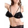 Бралетт Erolanta Lora с воланами с застежкой спереди, черная (42-44) Черный Erolanta Lingerie Collection