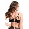 Бралетт Erolanta Lora с воланами с застежкой спереди, черная (42-44) Черный Erolanta Lingerie Collection