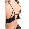 Бралетт Erolanta Lora с воланами с застежкой спереди, черная (42-44) Черный Erolanta Lingerie Collection