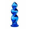 Анальная втулка Sexus Glass, Стекло, Синий, 11,7 см Синий Sexus Glass