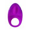 Виброкольцо с ресничками перезаряжаемое JOS RICO, Силикон, Фиолетовый, 9 см Фиолетовый JOS