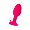 Анальная втулка TOYFA POPO Pleasure со стальным шариком внутри, силиконовая, розовая, 8,5 см Розовый POPO Pleasure by TOYFA